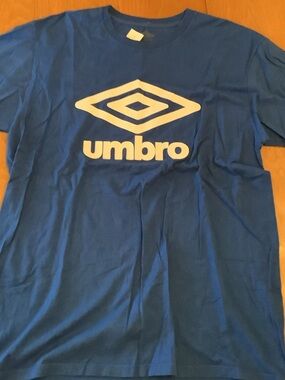 Umbro Men's Blue Logo T-Shirt